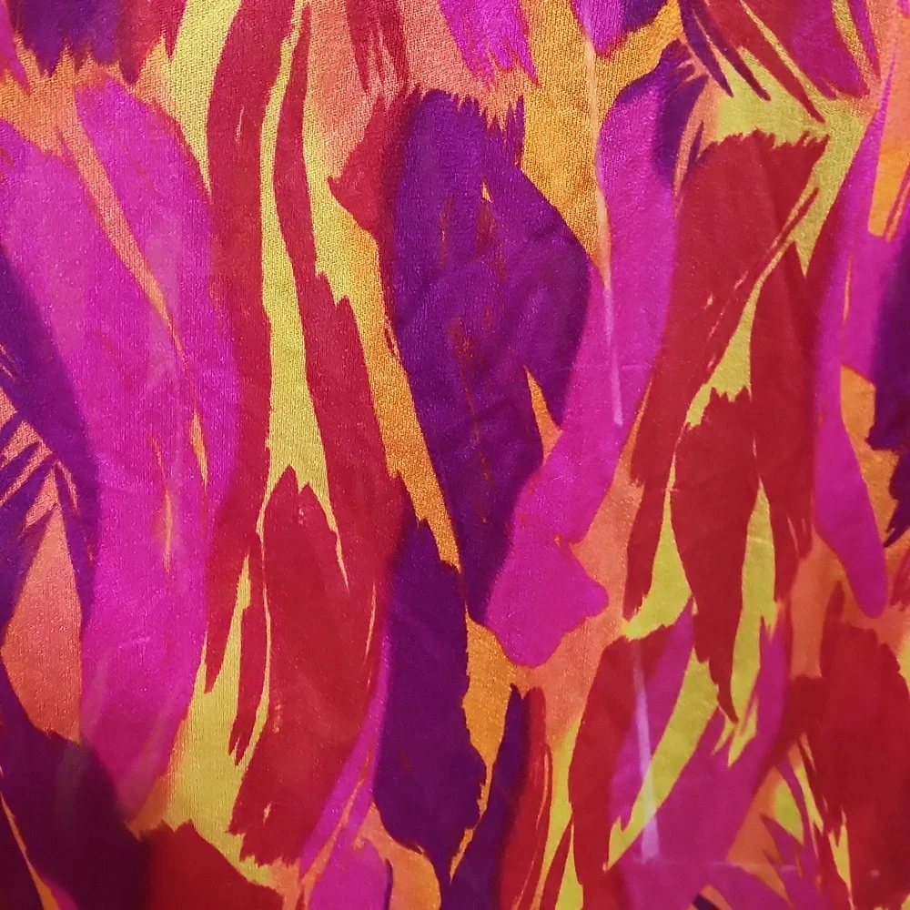 Oscar De La Renta Swimwear Vibrant Multicolor Swim Coverup